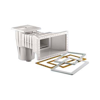   Kripsol ABS Fémfészkes Széles Szájú Szkimmer Fóliás Medenecéhez 1,5"