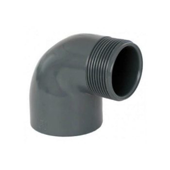 Pimtas PVC Külső Menetes Könyök 90° PN16