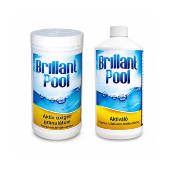 Brillant Pool Aktív oxigen granulátum 1kg + Aktiváló 1l